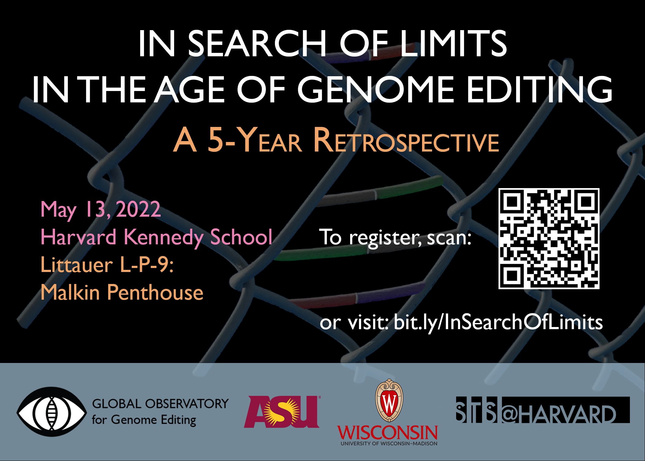 In Search of Limits in the Age of Genomic Editing: A 5-year Retrospective event poster