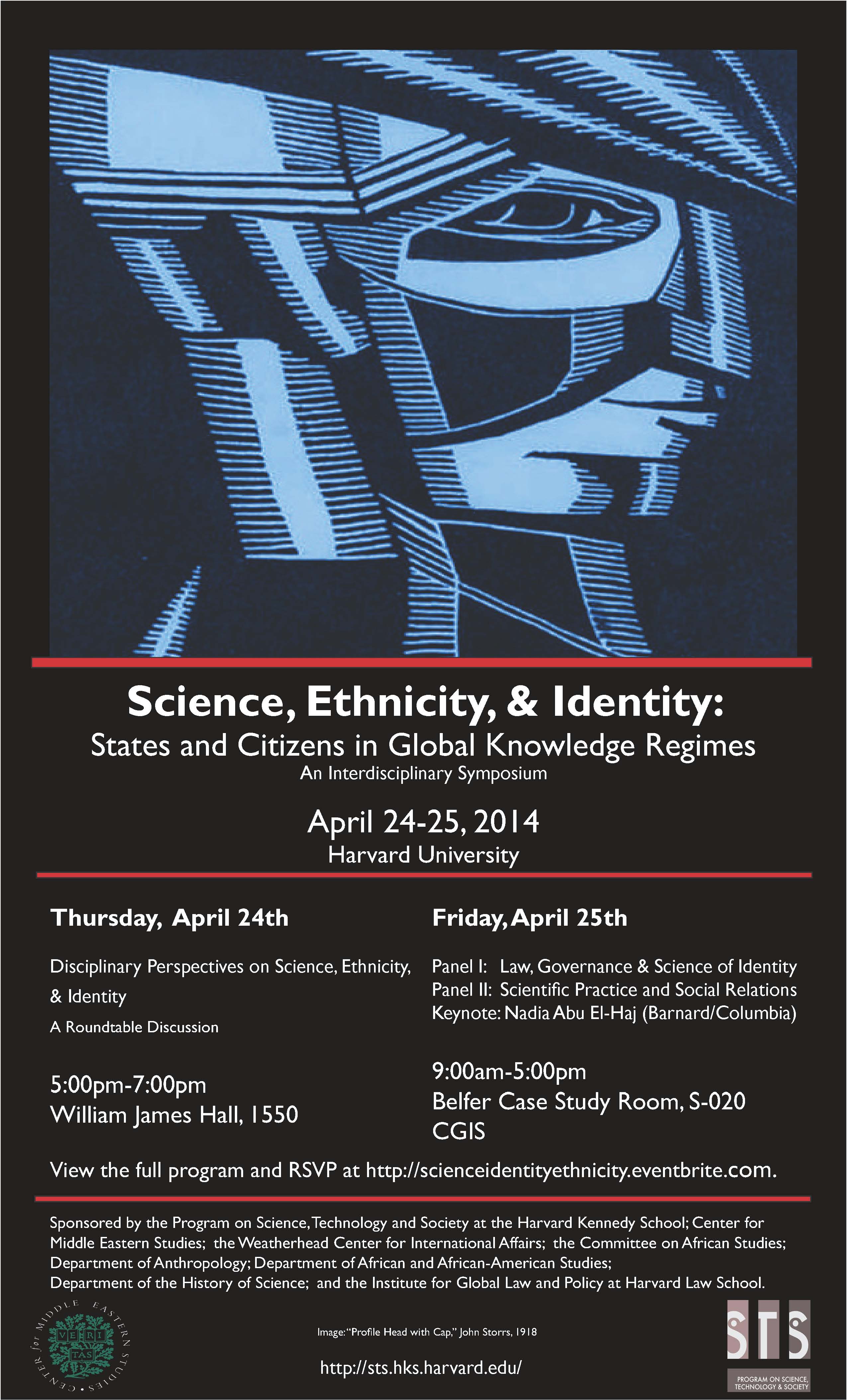 Science, Ethnicity, and Identity event poster