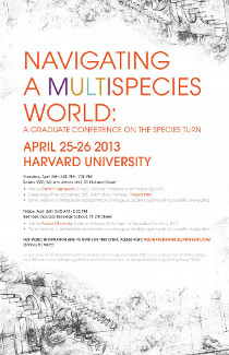 Navigating a Multispecies World event poster