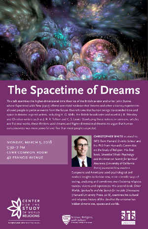 The Spacetime of Dreams event poster