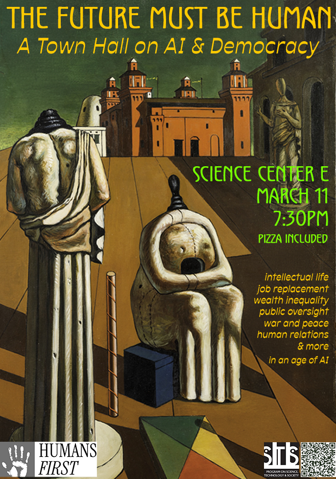 AI & Democracy Town Hall poster