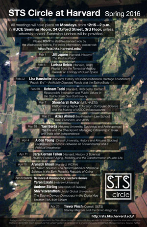 STS Circle schedule poster