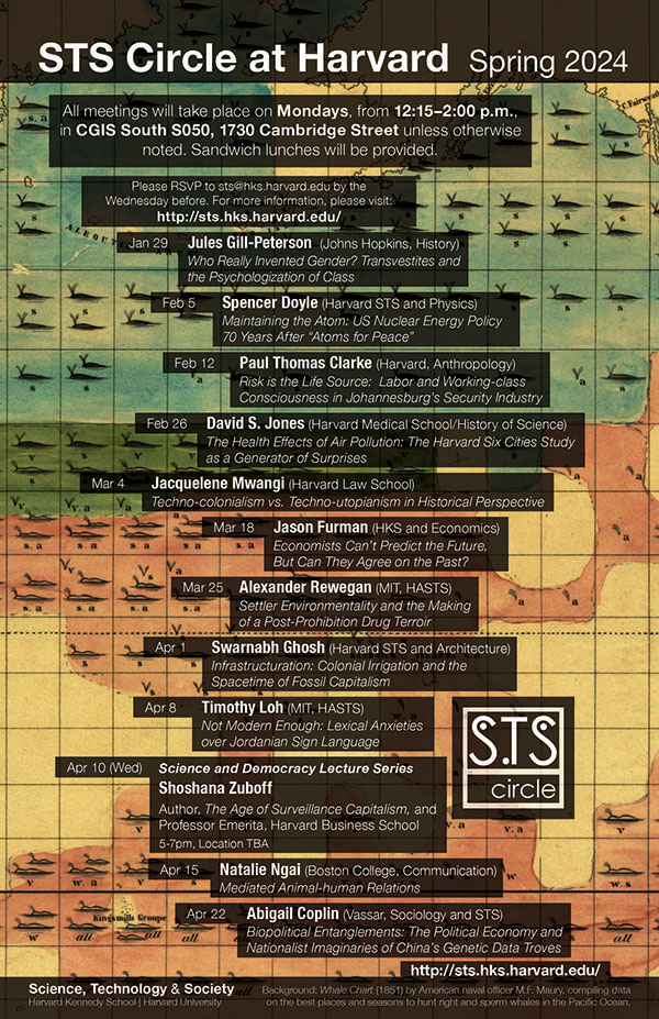 STS Circle schedule poster